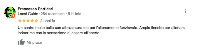 Recensione Google - MyZone Pesaro - 06