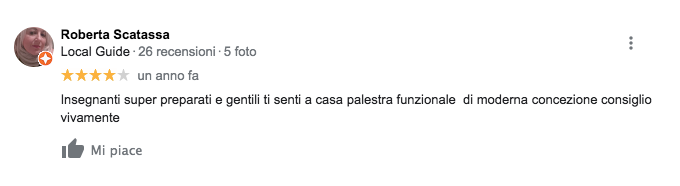 Recensione Google - MyZone Pesaro - 07