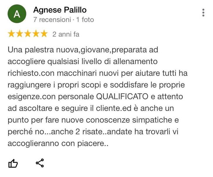 Recensione Google - MyZone Pesaro - 05